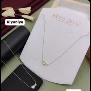 INVISIBLE HEART ANTI-TARNISH NECKLACE GOLD