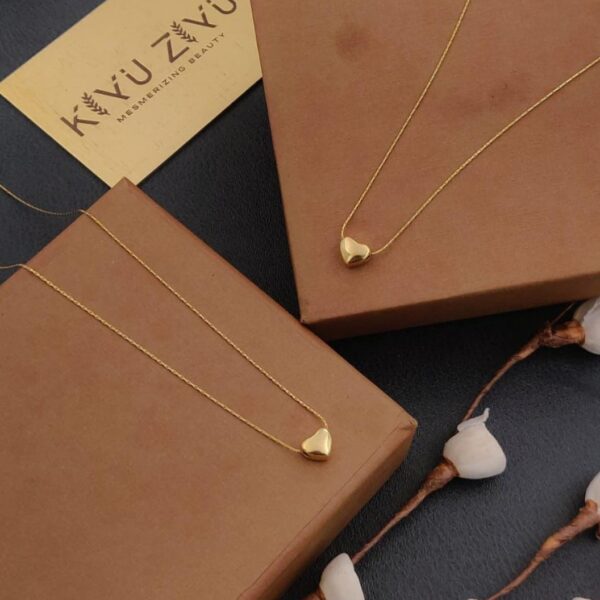 GOLDEN HEART ANTI-TARNISH NECKLACE