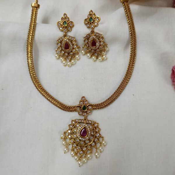 ATTIGAI NECKLACE PREMIUM QUALITY ANTIQUE FINISH